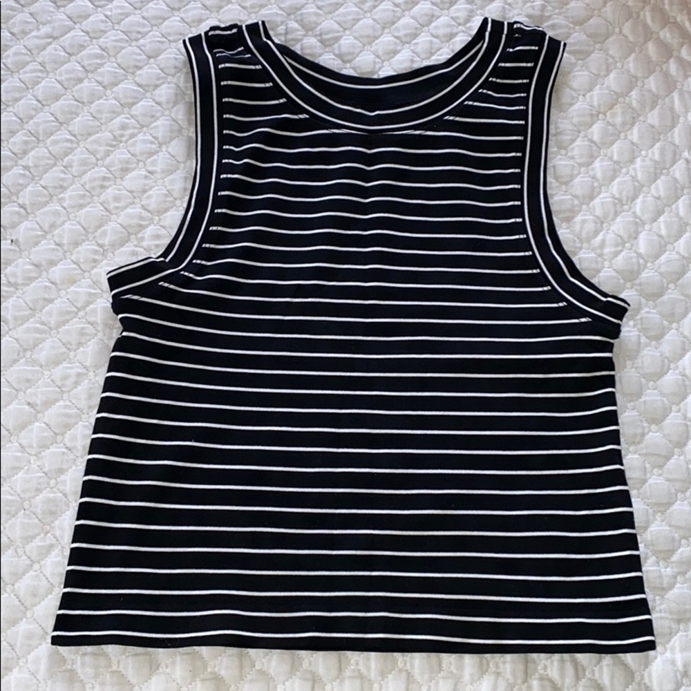 Free people high neck, tight fit crop top